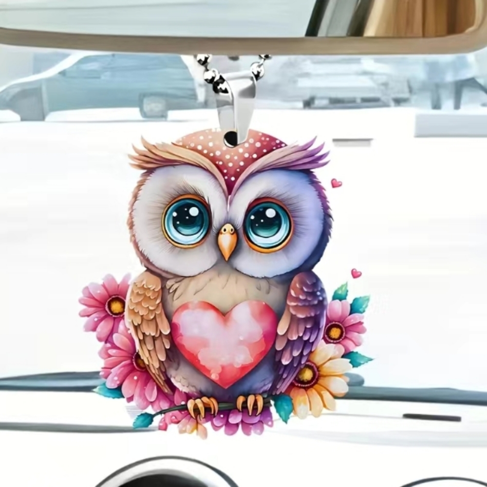 Owl Car Pendant Decor